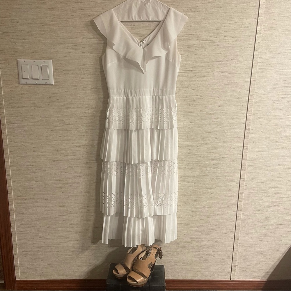 Banana Republic White Midi Dress - Picture 4 of 12